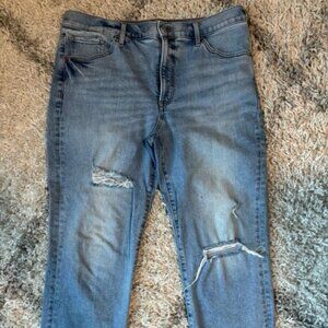 Express Straight Ankle Jeans Size 14 Long